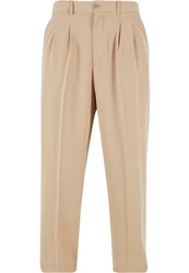 URBAN CLASSICS Wide Fit Pants Herren Hose Beige/Khaki