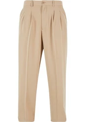 URBAN CLASSICS Wide Fit Pants Herren Hose Beige/Khaki