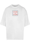 Merchcode T-Shirt Frida Kahlo - Pixels viva la vida Huge Tee 