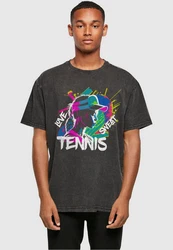 Merchcode T-Shirt Tennis Love Sweat Acid Washed