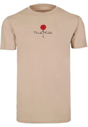 T-Shirt Herren Frida Kahlo - Logo rose T-Shirt Round Neck (1-tlg)
