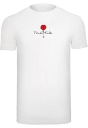 T-Shirt Herren Frida Kahlo - Logo rose T-Shirt Round Neck (1-tlg)