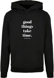 Kapuzensweatshirt Herren Good Things Take Time Basic Hoody (1-tlg)