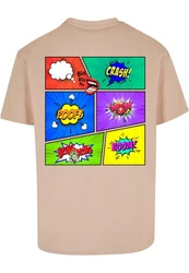 Merchcode T-Shirt Herren Book Comic Heavy Oversized Tee Khaki/Beige/Braun