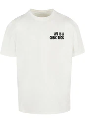 Merchcode T-Shirt Herren Book Comic Heavy Oversized Tee Weiß/Beige/Creme/Khaki