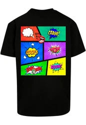 Merchcode T-Shirt Herren Book Comic Heavy Oversized Tee Schwarz