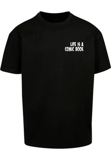 Merchcode T-Shirt Herren Book Comic Heavy Oversized Tee Schwarz