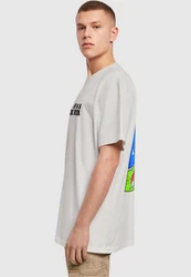 Merchcode T-Shirt Herren Book Comic Heavy Oversized Tee Grau/Khaki/Weiß