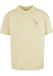 Merchcode T-Shirt Herren Flamingo Heavy Oversize Tee Rosa/Khaki/Beige