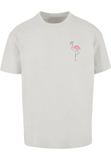 Merchcode T-Shirt Herren Flamingo Heavy Oversize Tee Rosa/Grau Merchcode T-Shirt Herren Flamingo Heavy Oversize Tee Rosa/Grau