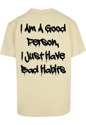 Merchcode T-Shirt Bad Habits Heavy Oversize Tee 