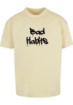 Merchcode T-Shirt Bad Habits Heavy Oversize Tee Merchcode T-Shirt Bad Habits Heavy Oversize Tee