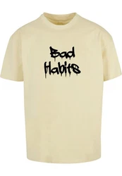 Merchcode T-Shirt Bad Habits Heavy Oversize Tee 