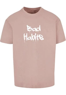 Merchcode T-Shirt Bad Habits Heavy Oversize Tee