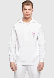 Merchcode Kapuzensweatshirt Flamingo Basic Hoody Rosa