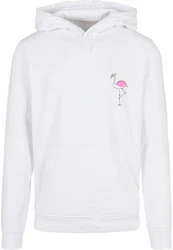 Merchcode Kapuzensweatshirt Flamingo Basic Hoody Rosa