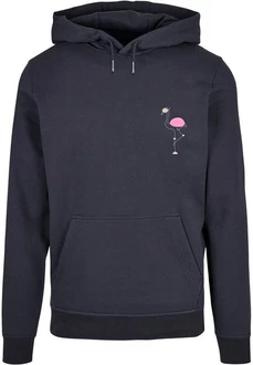 Merchcode Kapuzensweatshirt Flamingo Basic Hoody Dunkelblau/Rosa Merchcode Kapuzensweatshirt Flamingo Basic Hoody Dunkelblau/Rosa