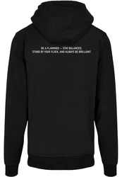 Merchcode Kapuzensweatshirt Flamingo Basic Hoody Rosa/Schwarz