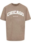 Merchcode T-Shirt Chicago Wording  Beige/Braun