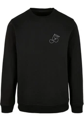Merchcode Rundhalspullover Cherry Basic Crewneck Kirsche
