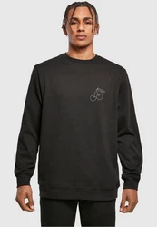 Merchcode Rundhalspullover Cherry Basic Crewneck Kirsche