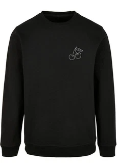 Merchcode Rundhalspullover Cherry Basic Crewneck Kirsche