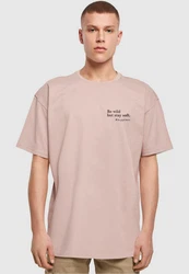 Merchcode T-Shirt Happines Heavy Oversize Tee Rosa/Rot/Lila