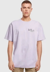 Merchcode T-Shirt Happines Heavy Oversize Tee Lila
