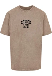 Merchcode T-Shirt Random Life Heavy Oversized Tee Acid Washed