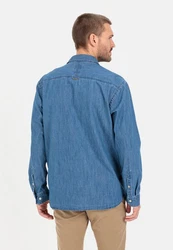 camel active Jeanshemd Hellblau/Blau