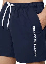 Marc O'Polo Badeshorts Dunkelblau/Blau