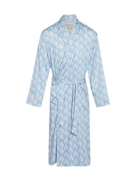 Kimono Pete Tesse, Midilnge, Modal, Kimono-Kragen, Grtel, mit Ornamentenmuster