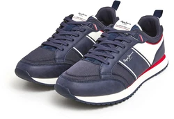 Pepe Jeans Dublin Brand Sneaker Dunkelblau/Hellblau/Blau/Grau