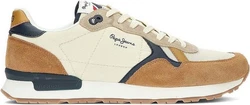 Pepe Jeans Brit Mix Herren Sneaker Beige
