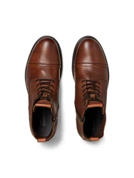 JACK & JONES Schnürboots Shaun kastanienbraun