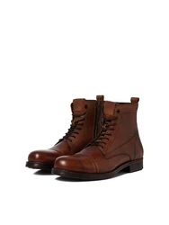 JACK & JONES Schnürboots Shaun kastanienbraun