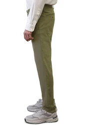Marc O'Polo Chinohose Regular-Fit Dunkelgrün/Khaki