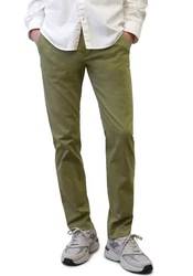 Marc O'Polo Chinohose Regular-Fit Dunkelgrün/Khaki