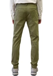 Marc O'Polo Chinohose Regular-Fit Dunkelgrün/Khaki