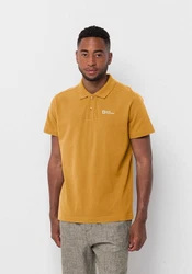 Jack Wolfskin Poloshirt ESSENTIAL POLO Gelb/Braun
