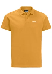 Jack Wolfskin Poloshirt ESSENTIAL POLO Gelb/Braun