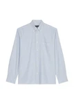 Marc O'Polo Langarmhemd Hellblau/Blau/Grau