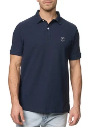 Indicode Poloshirt INWadim Dunkelblau/Blau