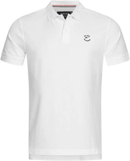 Indicode Poloshirt INWadim Weiß/Creme/Grau