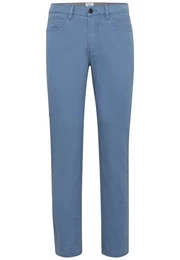 5-Pocket-Jeans mit Ledermarkenlabel