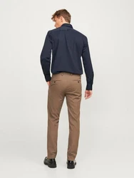 Jack & Jones Langarmhemd JPRBLAACTIVE STRETCH SLIM SHIRT Dunkelblau/Blau/Hellblau/Braun
