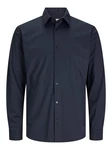 Jack & Jones Langarmhemd JPRBLAACTIVE STRETCH SLIM SHIRT Dunkelblau/Blau/Hellblau/Braun