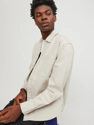 Jack & Jones Langarmhemd JCOCOLLECTIVE ZAC OVERSHIRT LS SN 