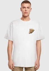 Merchcode T-Shirt Herren Pizza Comic Tee Weiß/Creme