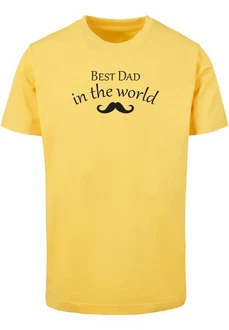 Merchcode T-Shirt Herren Fathers Day - Best Dad in the World (2) Gelb Merchcode T-Shirt Herren Fathers Day - Best Dad in the World (2) Gelb